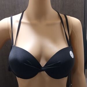 Twist Front Underwire Bikini Top - M